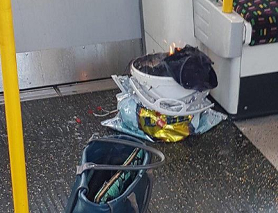 bomba artigianale TERRORISMO: ORDIGNO ESPLODE NELLA METROPOLITANA DI LONDRA