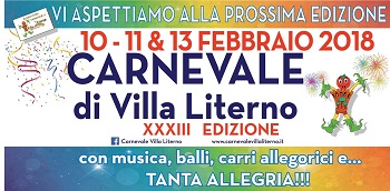 banner carnevale liternese XXXIII CARNEVALE LITERNESE NEL CIRCUITO DI CARNEVALIA