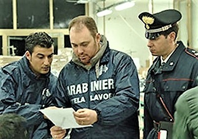 Carabinieri tutela lavoro SALUTE DEI LAVORATORI E SICUREZZA: OTTO IMPRESE DENUNCIATIE