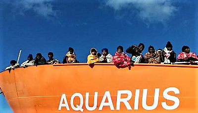 aquarius AQUARIUS, I MIGRANTI ANDRANNO A VALENCIA ANCHE SU NAVI ITALIANE