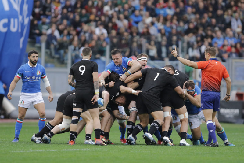 87A6078 RUGBY INTERNAZIONALE: ITALIA AFFONDATA DAGLI IMPRENDIBILI ALL BLACKS. LA FOTOGALLERY DELLA GARA