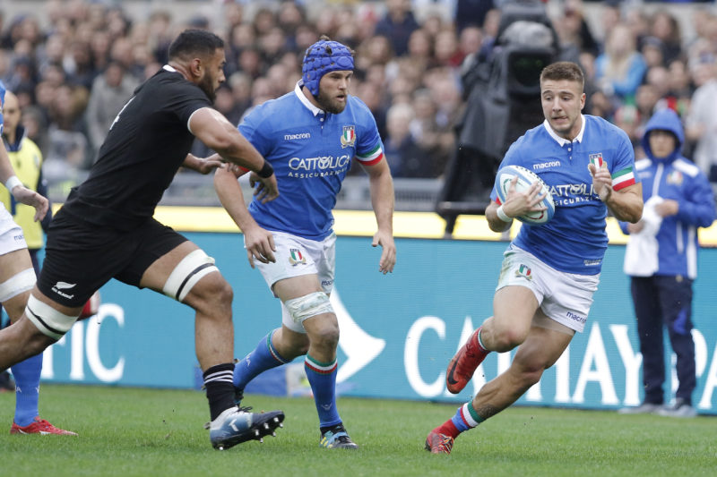 87A6092 RUGBY INTERNAZIONALE: ITALIA AFFONDATA DAGLI IMPRENDIBILI ALL BLACKS. LA FOTOGALLERY DELLA GARA