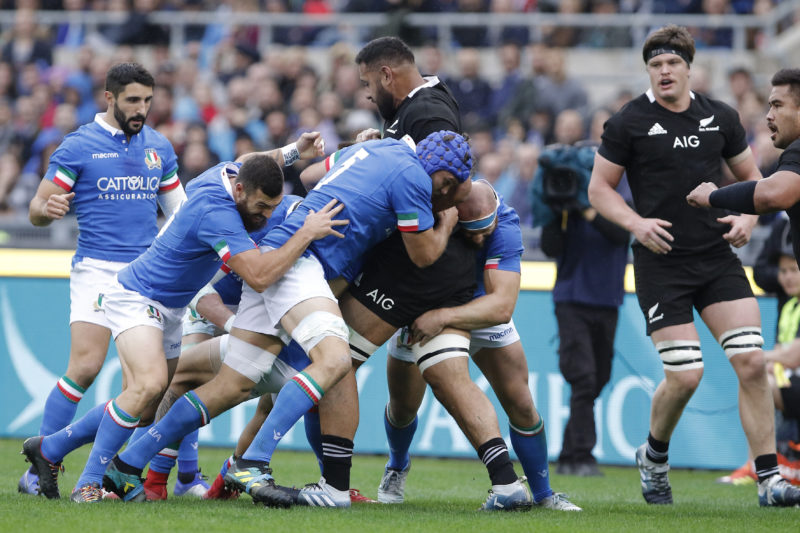 87A6099 RUGBY INTERNAZIONALE: ITALIA AFFONDATA DAGLI IMPRENDIBILI ALL BLACKS. LA FOTOGALLERY DELLA GARA