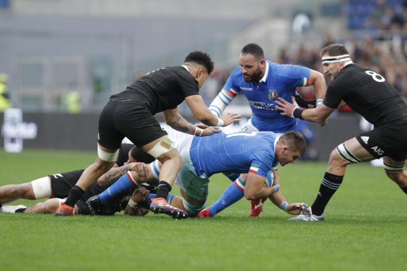 87A6103 RUGBY INTERNAZIONALE: ITALIA AFFONDATA DAGLI IMPRENDIBILI ALL BLACKS. LA FOTOGALLERY DELLA GARA