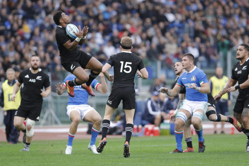 87A6111 RUGBY INTERNAZIONALE: ITALIA AFFONDATA DAGLI IMPRENDIBILI ALL BLACKS. LA FOTOGALLERY DELLA GARA