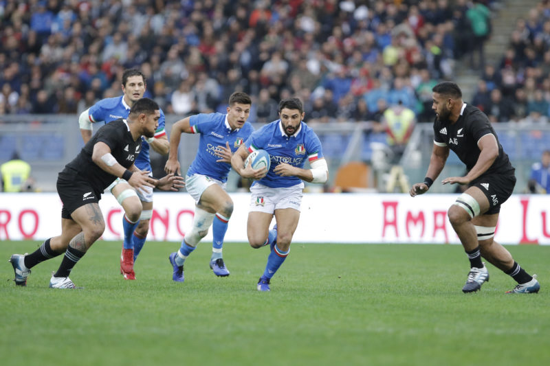 87A6117 RUGBY INTERNAZIONALE: ITALIA AFFONDATA DAGLI IMPRENDIBILI ALL BLACKS. LA FOTOGALLERY DELLA GARA