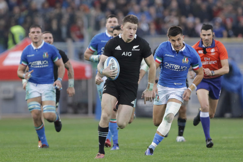 87A6139 RUGBY INTERNAZIONALE: ITALIA AFFONDATA DAGLI IMPRENDIBILI ALL BLACKS. LA FOTOGALLERY DELLA GARA