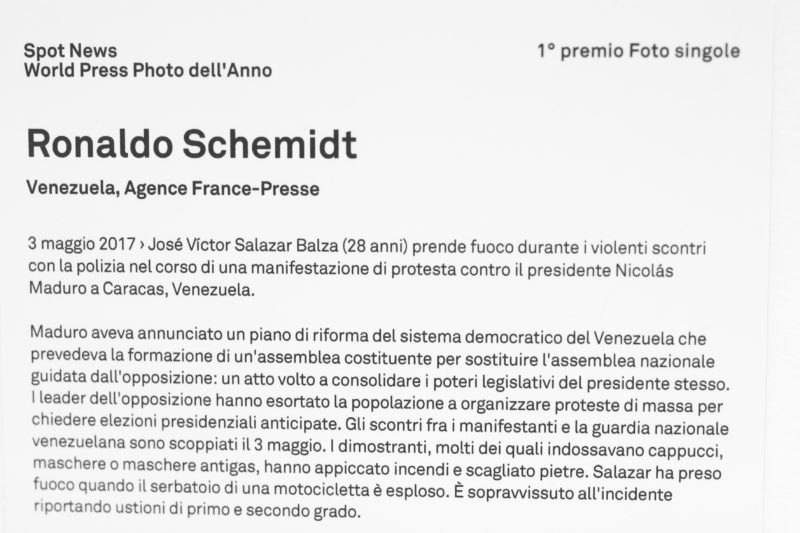 GFCG4312 WORLD PRESS PHOTO EXHIBITION LA MOSTRA DEL FOTOGIORNALISMO PIU IMPORTANTE DEL MONDO: LA FOTOGALLERY