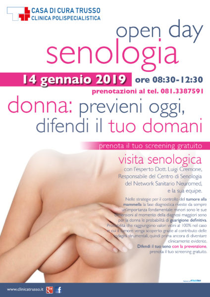 locandina SENOLOGIA PREVENZIONE SENOLOGICA, LAPPUNTAMENTO CON LA PREVENZIONE DEL TUMORE DELLA MAMMELLA