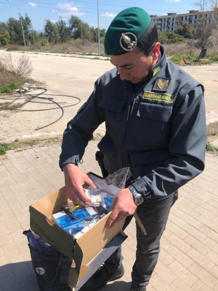 IMG 20190329 WA0012 CASERTA, LOTTA AL CONTRABBANDO DI SIGARETTE: SEQUESTRATI OLTRE 23 KG. DI TABACCO E 30 SANZIONAMENTI