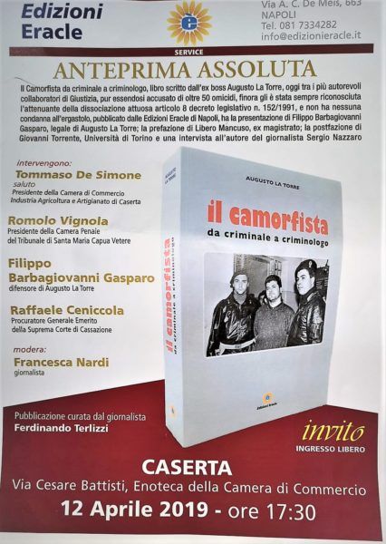 %name IL CAMORFISTA: ALLENOTECA PROVINCIALE LA PRESENTAZIONE DEL LIBRO DI AUGUSTO LA TORRE