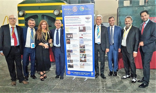 IMG 20190622 WA0017 ROTARY CLUB CASERTA LUIGI VANVITELLI: PASSAGGIO DI CONSEGNE TRA  PARENTE E GIANNICO NEL SEGNO DELLA CONTINUITÀ 