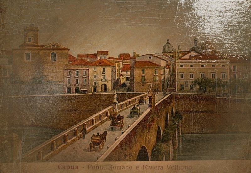 ponte romano quadro LIBERA NOS A MALO: VIAGGIO NELLANTICA CAPUA TRA PAGANESIMO E CRISTIANESIMO   prima parte