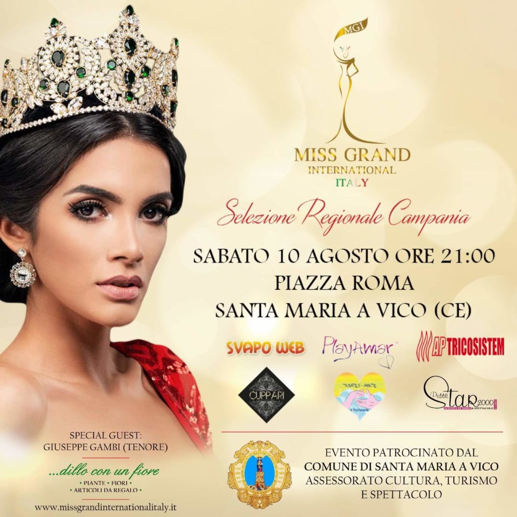 Miss Grand International Italy2 1024x1024 SANTA MARIA A VICO (CE), SABATO 10 AGOSTO LA SELEZIONE REGIONALE DI MISS GRAND INTERNATIONAL ITALY