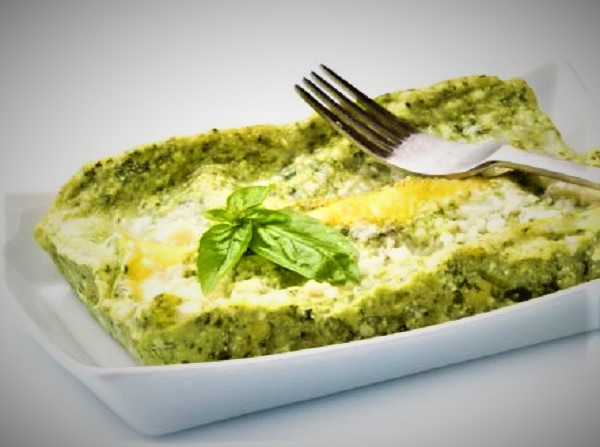 lasagne pesto fagiolini LASAGNE FAGIOLINI, ZUCCHINE E PESTO