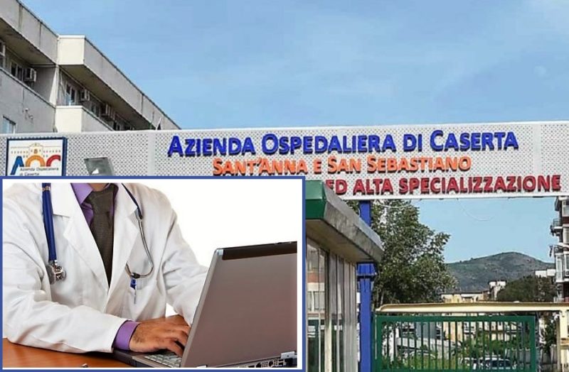 ospedale caserta medico computer scaled OSPEDALE, ASSUNZIONE DI 29 AMMINISTRATIVI, NOI… DIFFIDATI DAL FARE PRONOSTICI…