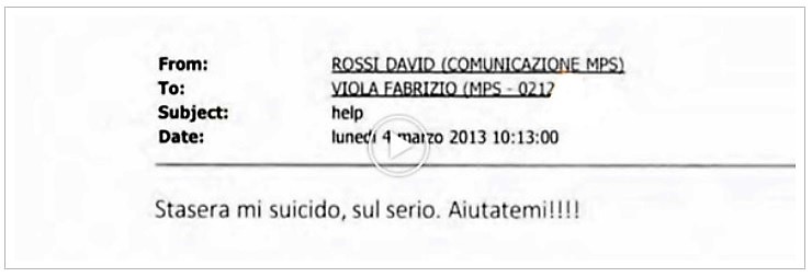 rossi MORTE DI DAVID ROSSI: UN SUICIDIO