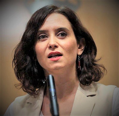 Isabel Díaz Ayuso SPAGNA: ELEZIONI GENERALI 2021?