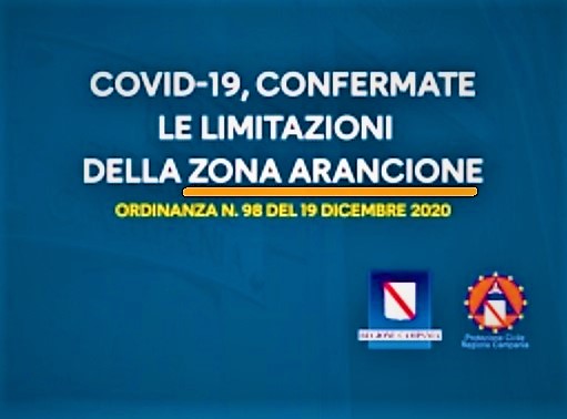 %name LA CAMPANIA ANCORA IN ARANCIONE FINO ALLA VIGILIA DI NATALE QUANDO DIVENTERA ZONA ROSSA