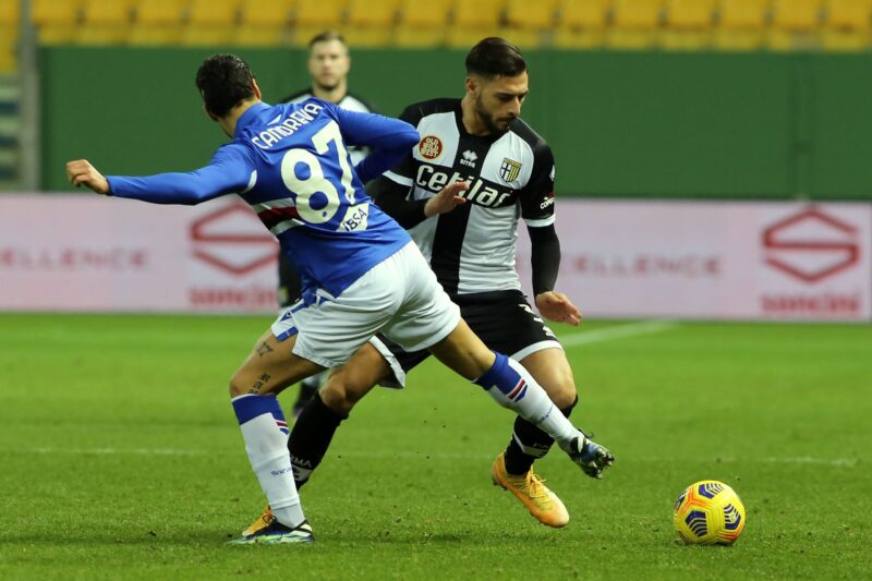 V00A6082 scaled CALCIO SERIE A: LA SAMPDORIA CORSARA A PARMA, GIALLOBLU IN CRISI PROFONDA   LA FOTOGALLERY