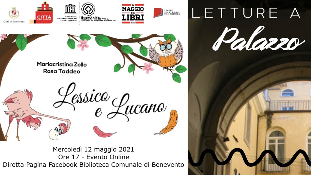 Primo Evento Letture a Palazzo BENEVENTO, “LETTURE A PALAZZO”: TRE APPUNTAMENTI IN PROGRAMMA QUESTA SETTIMANA