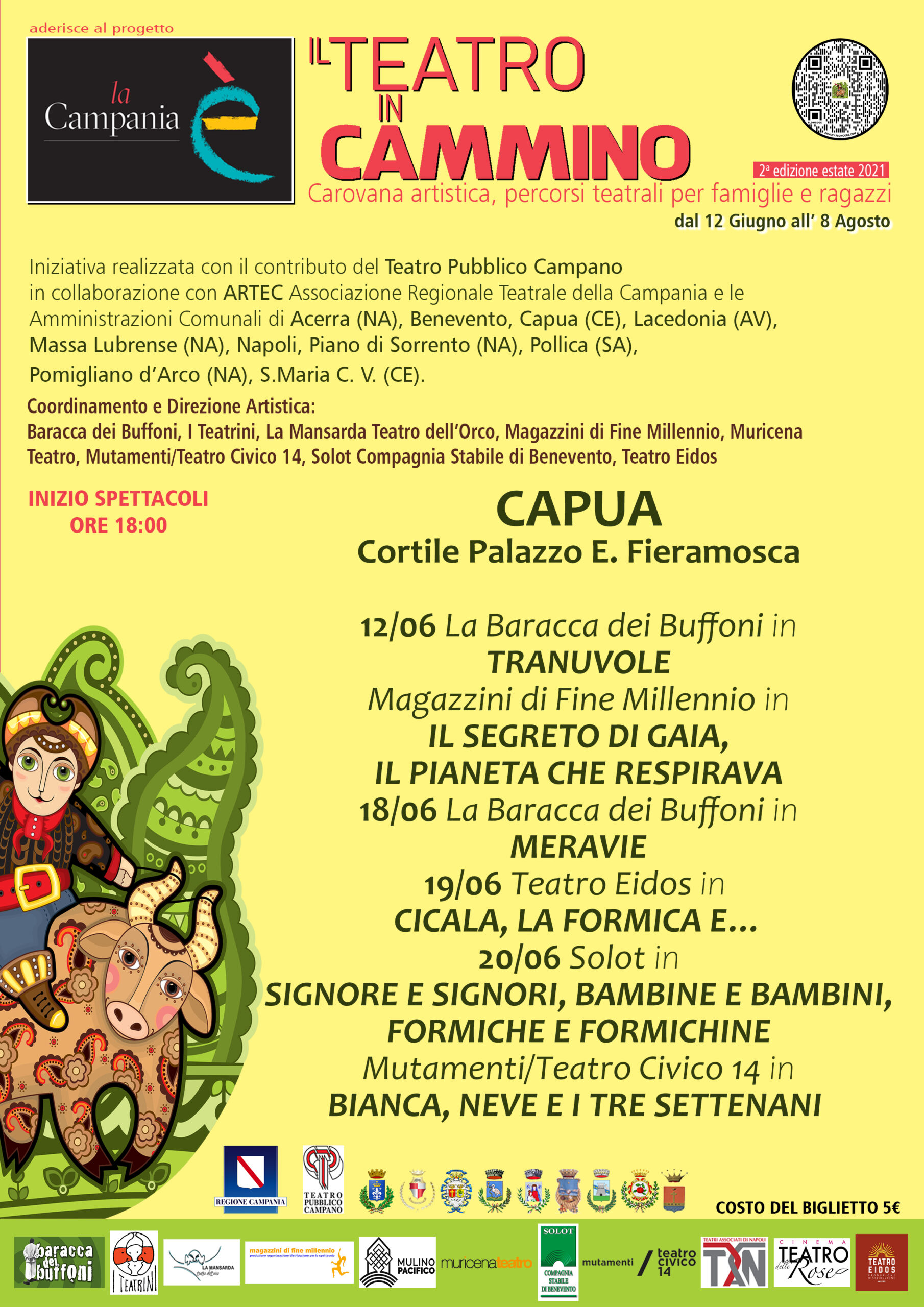 Eventi Capua scaled TEATRO IN CAMMINO, II EDIZIONE: PERCORSI TEATRALI PER FAMIGLIE E RAGAZZI