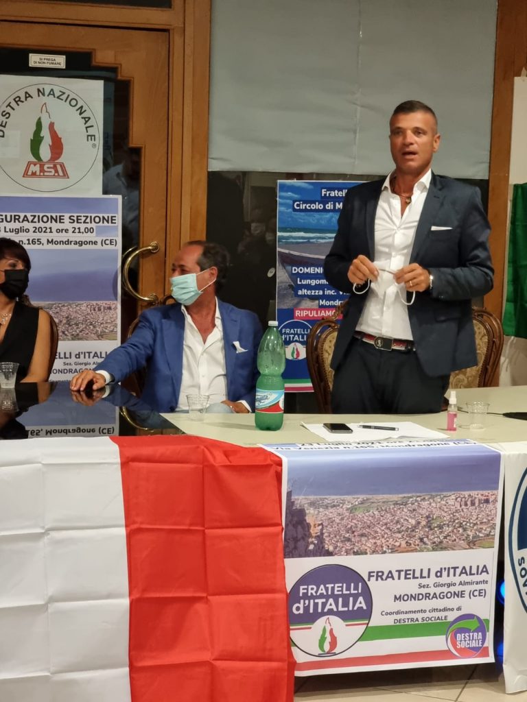 %name MONDRAGONE, INAUGURATA LA SEZIONE DI FRATELLI DITALIA