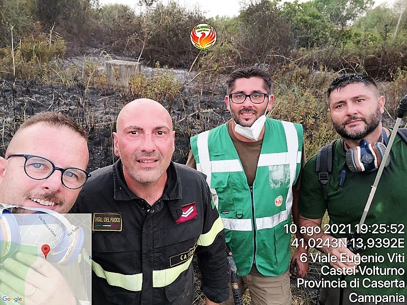 Photo 1628622524419 FIRE ANGELS CASTEL VOLTURNO: LIMPEGNO CONTRO GLI INCENDI BOSCHIVI