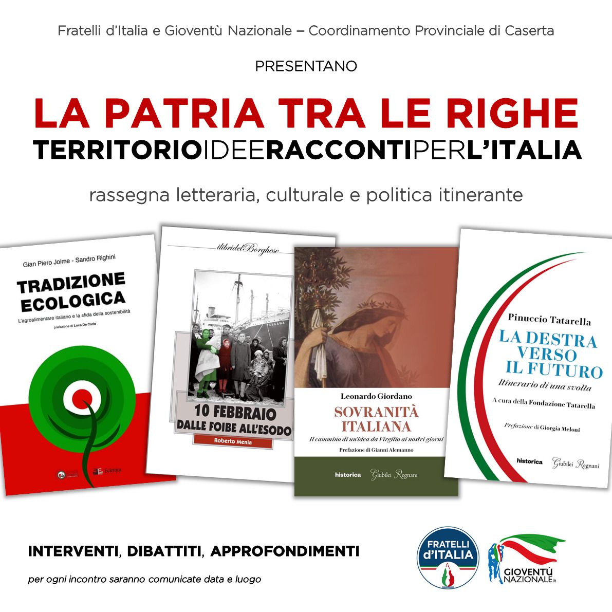 PHOTO 2022 03 04 12 33 29 FDI CASERTA PRESENTA LA RASSEGNA CULTURALE “LA PATRIA TRA LE RIGHE”