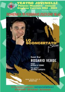 LO SCONCERTATO 212x300 LO SCONCERTATO DI ROSARIO VERDE, QUARTO APPUNTAMENTO DELLA STAGIONE TEATRALE AL JOVINELLI DI CAIAZZO