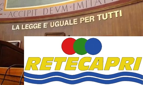 giudice causa legge  RETECAPRI RICORRE IN TUTTE LE SEDI PER IL RIPRISTINO DEI PROPRI DIRITTI