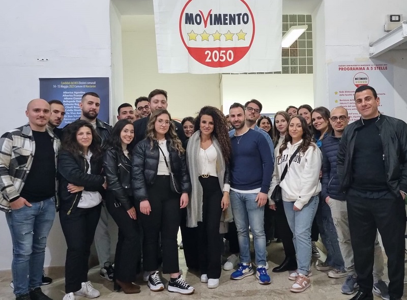 Giovani M5S ELEZIONI MARCIANISE, TOUR SERRATO DI LINA TARTAGLIONE