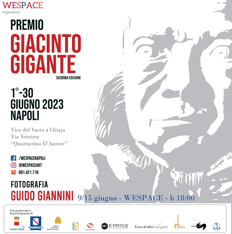 %name NAPOLI, II EDIZIONE PREMIO GIACINTO GIGANTE: DOMANI VERNISSAGE CON SALVATORE DI NATALE