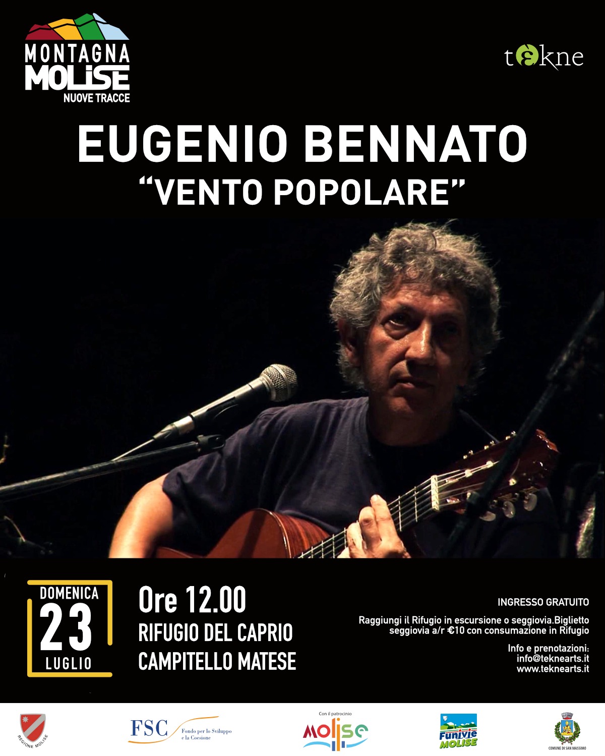 %name EUGENIO BENNATO IN CONCERTO PER MONTAGNA MOLISE