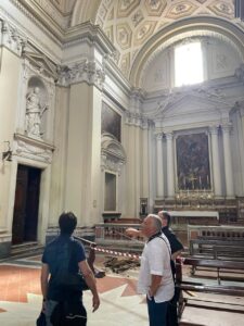 foto chiesa 2 225x300 Marcianise: Chiesa dell’Annunziata, sopralluogo per i lavori di restauro