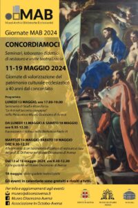 MAB 2024 200x300 AVERSA, DAL 13 AL 19 MAGGIO LE GIORNATE MAB AL MUSEO