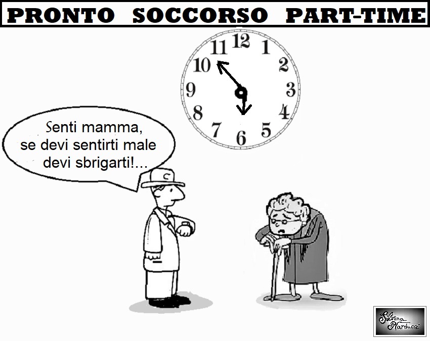 PRONTO SOCCORSO PART TIME SANITÀ CAMPANA A DUE VELOCITÀ, ASL BN PIANGE E L’ASL CE RIDE? DAVVERO?