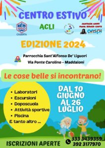 fe8e0edb e2a8 4495 d4e4 4359ebf52399 212x300 MADDALONI, ARRIVA IL CENTRO ESTIVO LE COSE BELLE SI INCONTRANO