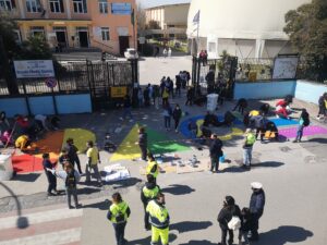 strada scolastica 4 300x225 SANTARPINO E LEGAMBIENTE, I GIOVANI PARTECIPANO CON LAVORI IN CORSO