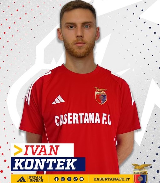 Ivan Kontek LA CASERTANA PRELEVA IVAN KONTEK DAL CATANIA