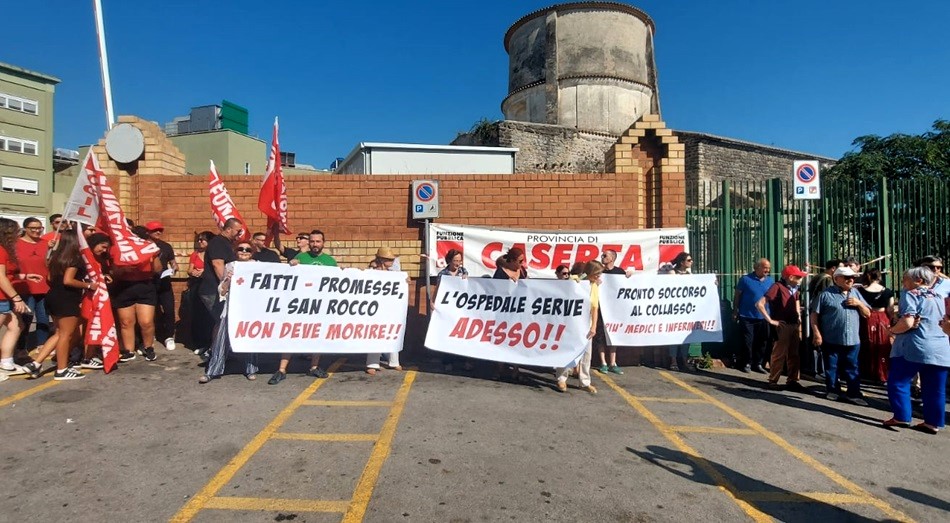 %name SESSA AURUNCA, CIVICI E CGIL FP IN PROTESTA PER IL SAN ROCCO