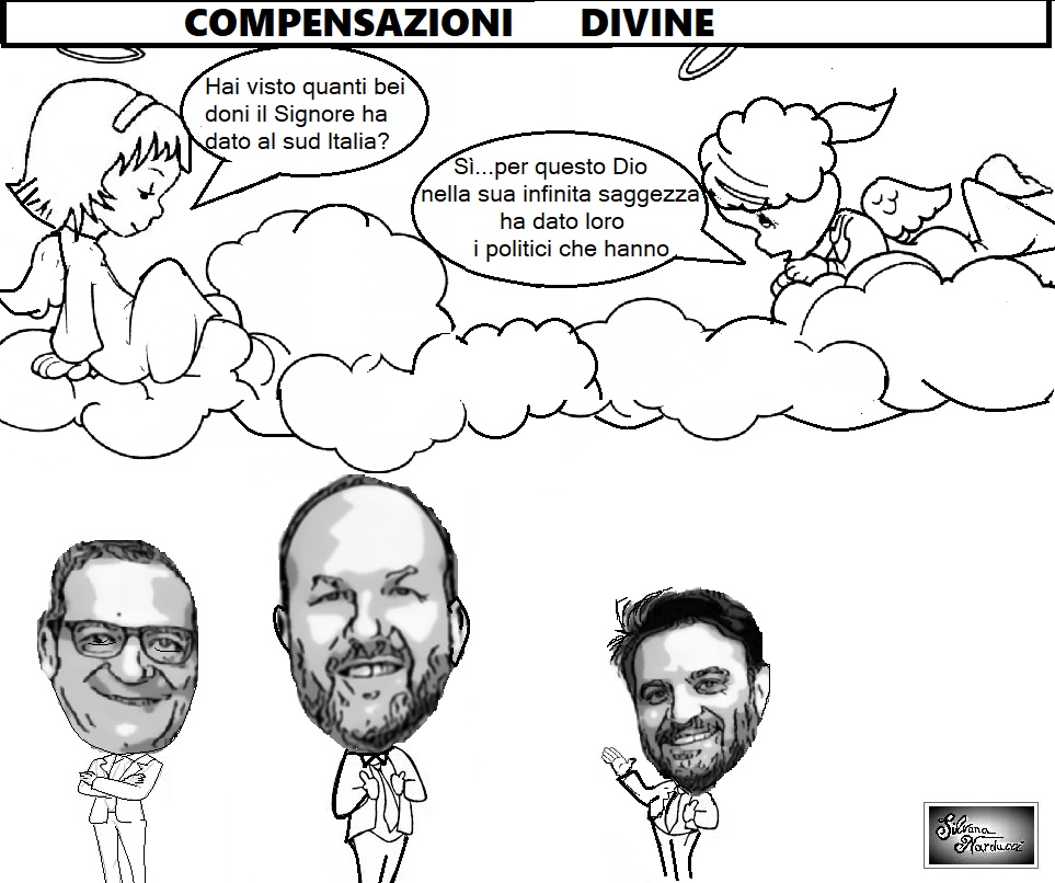 COMPENSAZIONI DIVINE INFORMAZIONE, FALSA DISCRIMINAZIONE E…POLITICI DI RANGO