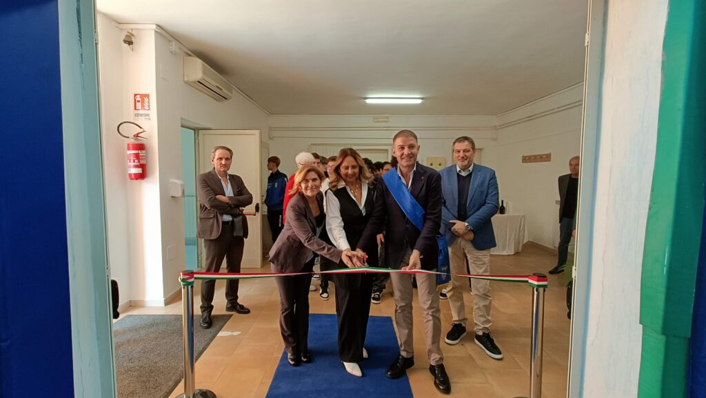 IMG20241021101213 1 1024x577 ITIS GIORDANI, LA PROVINCIA INAUGURA LA NUOVA PALESTRA