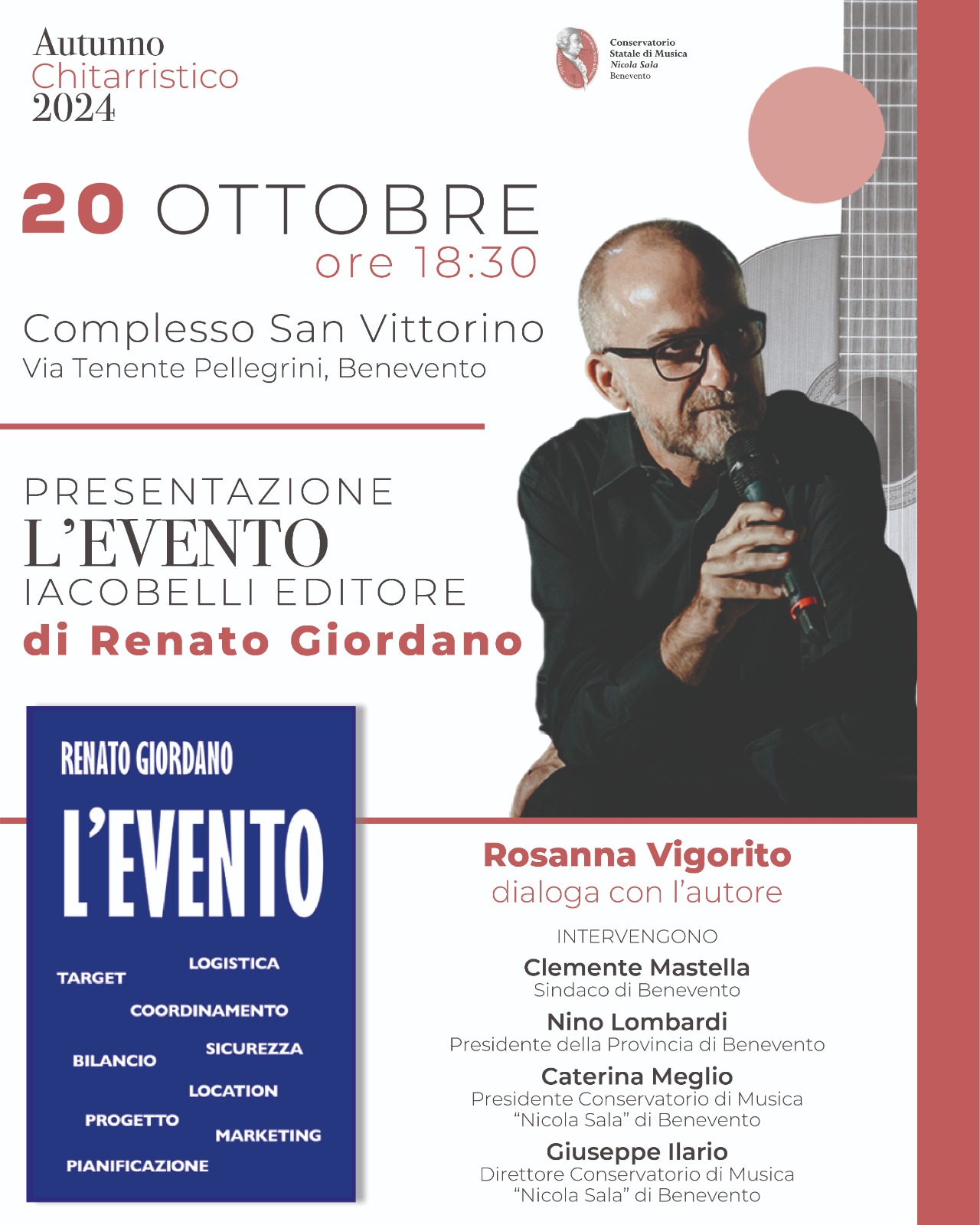 %name BENEVENTO, RENATO GIORDANO PRESENTA IL SUO LIBRO IN USCITA LEVENTO