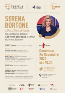 Locandina Serena Bortone 210x300 PULCINELLAMENTE, IL PREMIO ALLA GIORNALISTA SERENA BORTONE