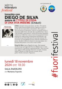 de silva 210x300 DIEGO DE SILVA OSPITE DEL #FUORIFESTIVAL DI SALERNO LETTERATURA