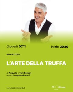 izzo 240x300 LARTE DELLA TRUFFA, BIAGIO IZZO ARRIVA AL TEATRO RICCIARDI