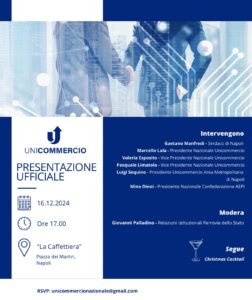 %name UNICOMMERCIO, PRESENTAZIONE UFFICIALE IL 16 DICEMBRE